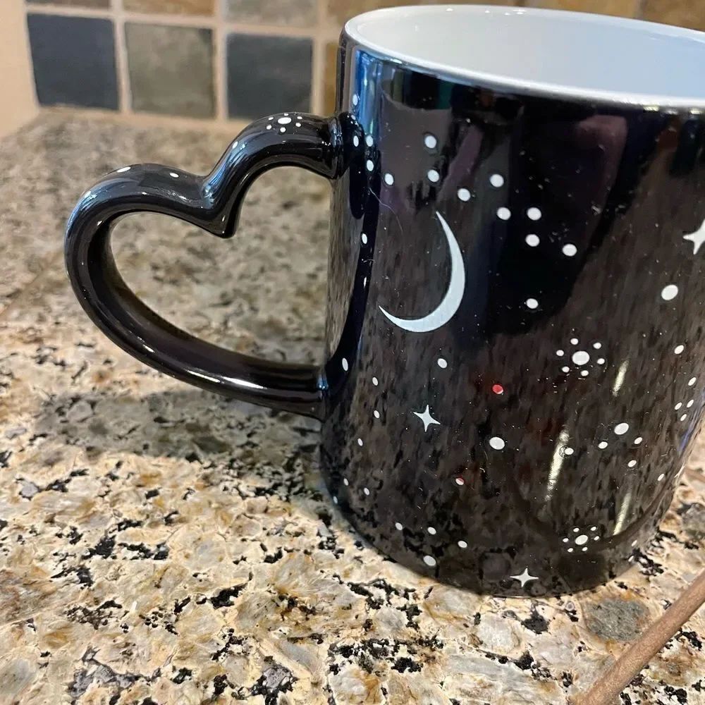 Custom Moon Heart Mug - Picture 2 of 10